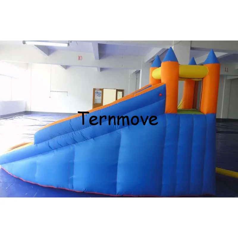 Надувной водный батут надувная горка водная Луны надувной парк|water slide bouncer|slide