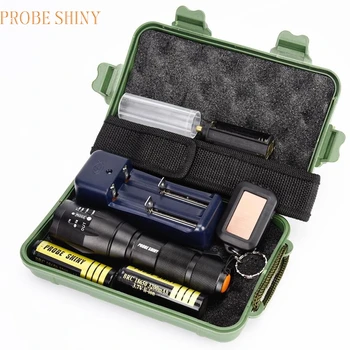

DC 5 Shining Hot Selling Drop Shipping G700 X800 LED Zoom Military Grade Tactical Flashlight Torch