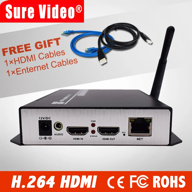 H.264 HDMI видеокодировщик независимый Реестровый медиа сервер RTMP кодировщик Ustream