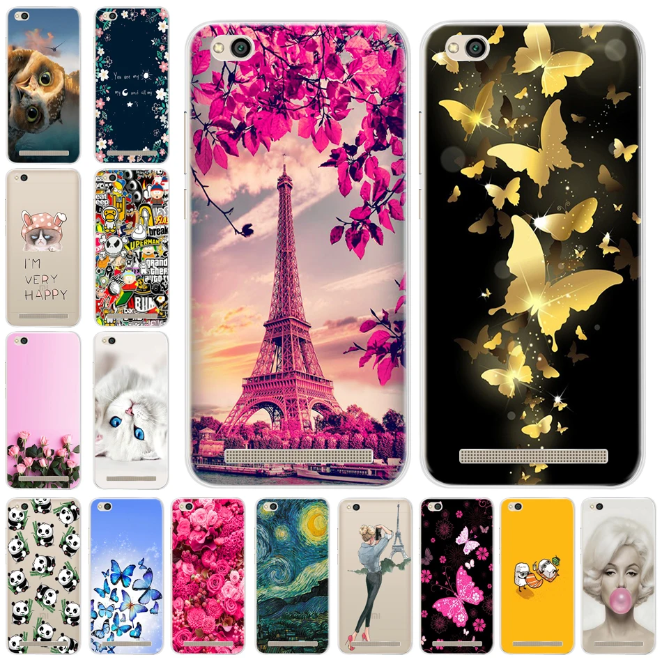 

Fashion Phone Case For Xiaomi Redmi 5A Silicone TPU Case for Coque Xiaomi Redmi 5A Back Cover on Redmi 5A 5 A Redmi A5 Funda 5.0