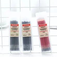 Coloffice креативный 12 шт./кор. черный/синий/красные чернила 0,5 мм гелевая ручка полная игла заправляемая ручка для студентов вода заправляемая ручка для студентов s офисные принадлежности