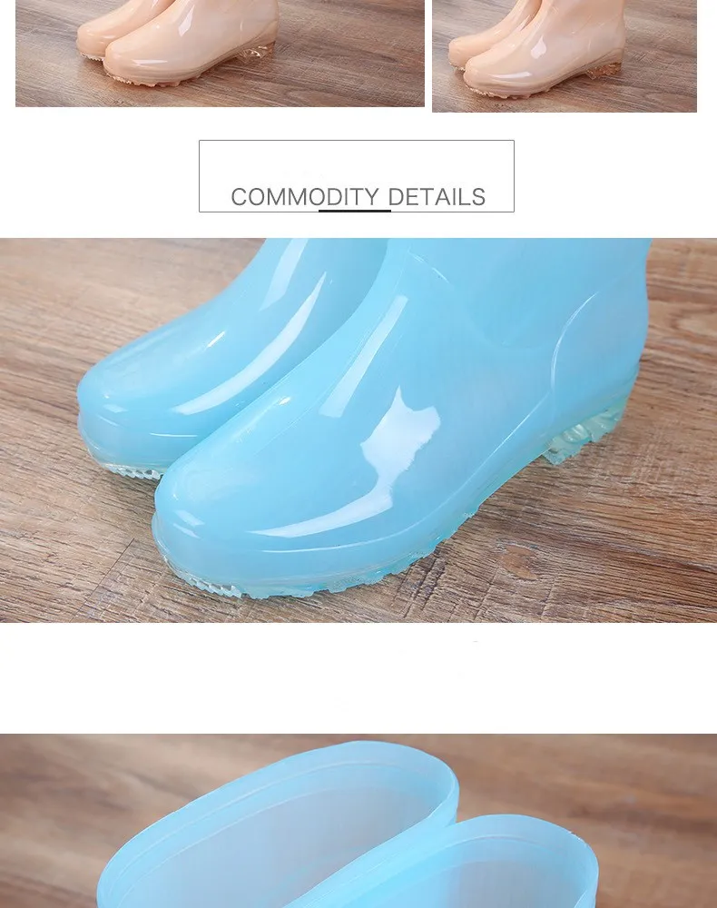 KESMALL/женские непромокаемые сапоги из водонепроницаемого материала; женские модные резиновые сапоги до середины икры; обувь для девочек; резиновые сапоги из пвх; обувь для дождливой погоды; WS469