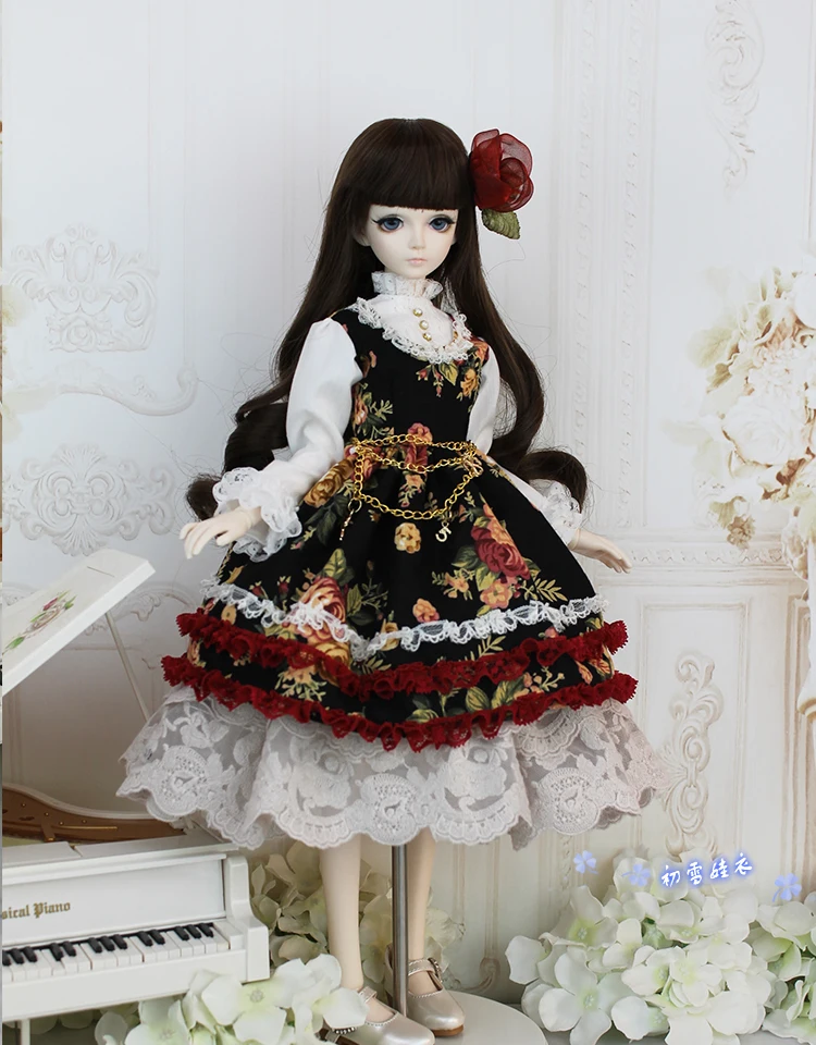Одежда BJD 1/6 для куклы 1/4 1/3 весеннее платье комплект платья детей подарочные