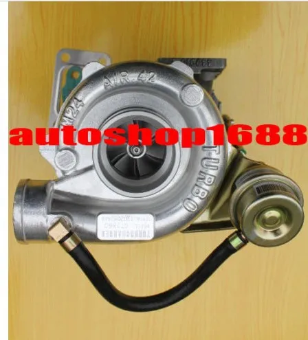 

GT28 GT2860 turbo turbocharger Turbine A/R .64 comp A/R .42 T25 oil and water 200-350hp Journal bearing