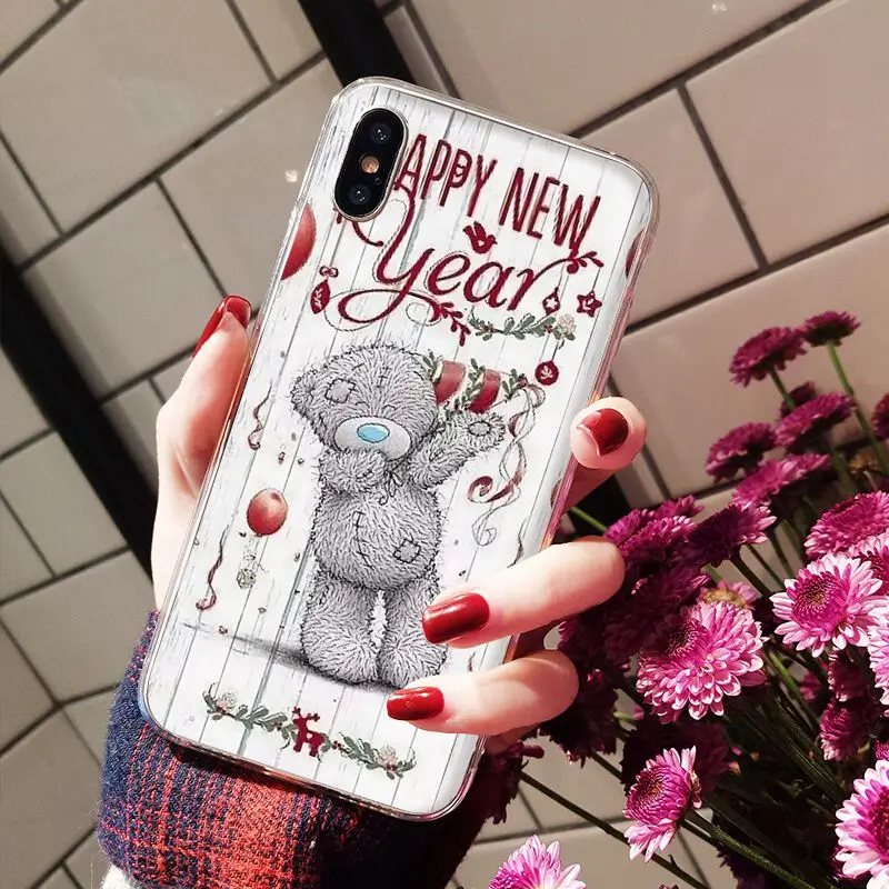 Babaite Tatty Teddy Bear Me To You Мягкий силиконовый прозрачный чехол для телефона для iPhone X XS MAX 6 6s 7 7plus 8 8Plus 5 5S SE XR