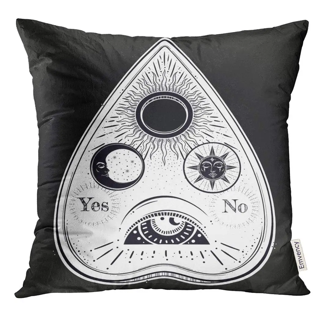 

Pillow Cover Bohemian Ouija That The Sun Moon Rays Eye Providence Magic Esoteric Philosophies Pillow Case Home Pillowcase