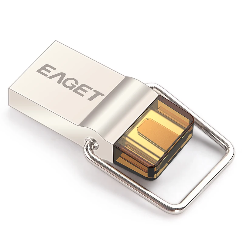 Eaget USB Flash Drive 32GB 64GB OTG Usb 3.0 Type C flash drive Metal Pendrive 32GB mini USB stick Pen drive For Xiaomi Samsung