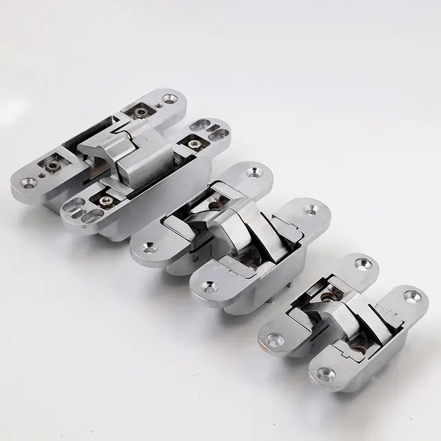 Zinc Alloy Hidden Hinges Multi Size Invisible Concealed Folding