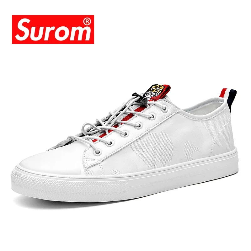 SUROM الصيف الرجال الأزياء رياضية مرونة النسيج حذاء كاجوال بفتحات تهوية خفيفة الوزن الذكور الهواء شبكة Krasovki تنيس footwer SUROM الصيف الرجال الأزياء رياضية مرونة النسيج حذاء كاجوال بفتحات تهوية خفيفة الوزن الذكور الهواء شبكة Krasovki تنيس footwer