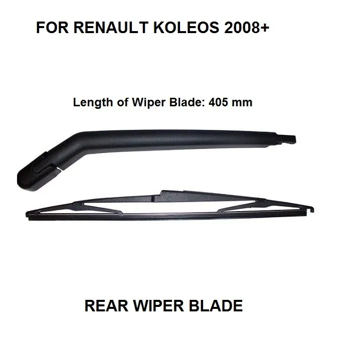 FOR RENAULT KOLEOS 2008 REAR WINDSHIELD WINDSCREEN WIPER ARM + BLADE
