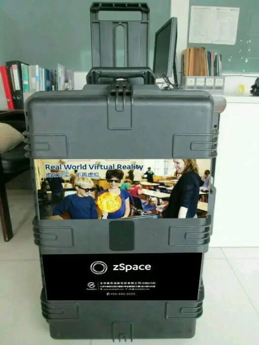 

Z-SPACE education equipment case with custom foam lining design space for products trolley case camera box with EVA lining
