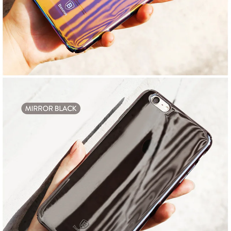 Baseus Luxury Glaze Cases For Apple iPhone 6s 6 Case 360 Full Protection Cover Case For iPhone 7 8 6 Plus Phone Cases (11)