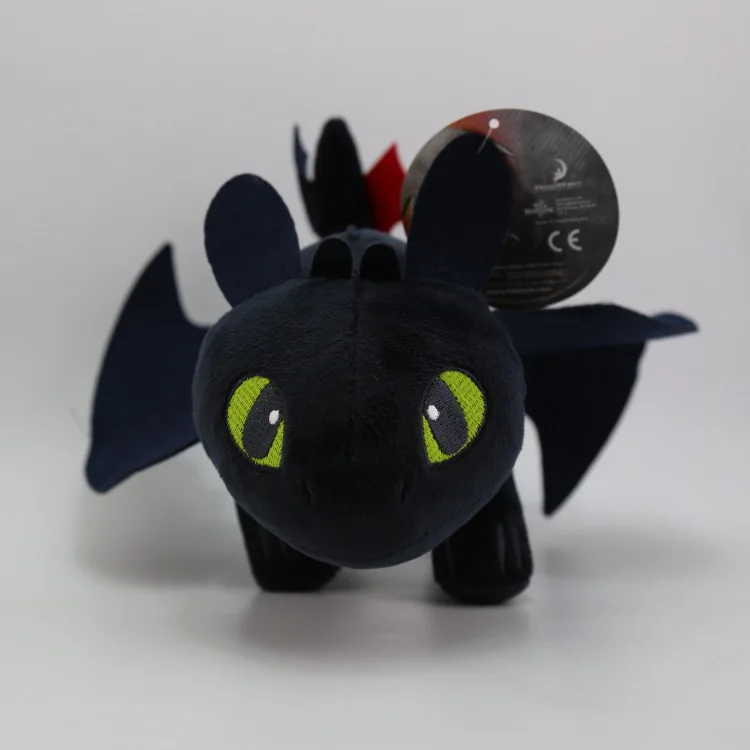 New 9" How To Train Your DRAGON Mini Plush Toothless Night Fury Toys