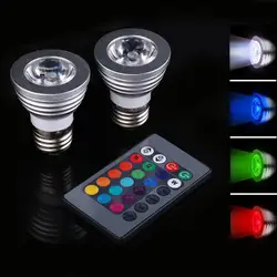 Магия освещения светодиодные лампочки и пульт дистанционного управления w 16 различных цветах и 5 режимов hr