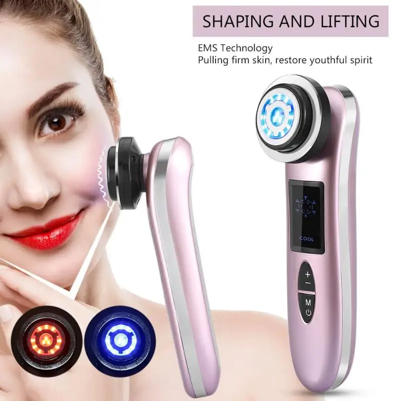 

Lifting Skin Tightening RF Equipment EMS Skin Cleansing Vibration Ion Import Instrument Wrinkle Removal Machine