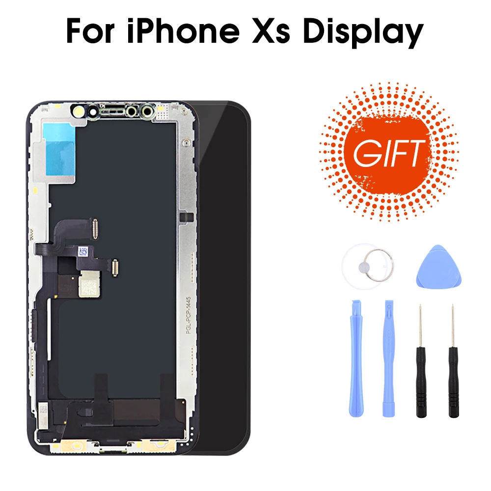 ЖК дисплей OLED для iPhone XS ЖК-дисплей с 3D сенсорным экраном дигитайзер сборка Замена