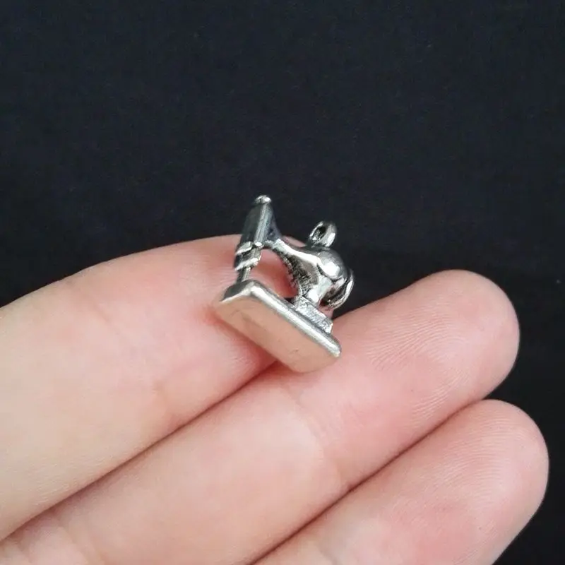 20 шт. серебряные подвески в античном стиле 12 х12 мм|charm pendant|pendants jewelry makingsewing machine charm