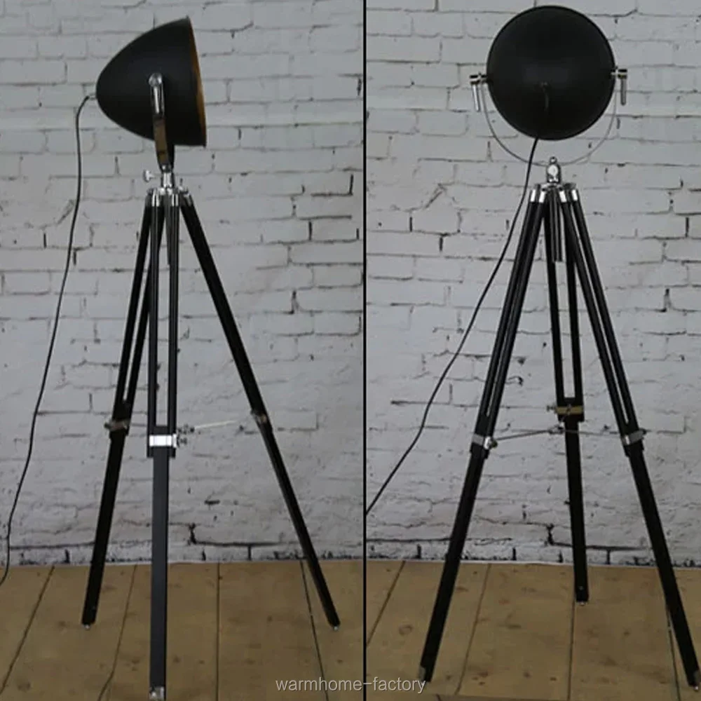 Aliexpress.com: koop vintage statief vloerlamp hout houder ...
