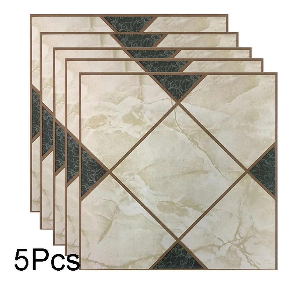 5Pcs Imitation Marbling Brick Grain Wall Tiles Sticker Self-adhesive DIY Removable Waterproof Kitchen Wall Stickers Home Decor 5Pcs Imitation Marbling Brick Grain Wall Tiles Sticker Self-adhesive DIY Removable Waterproof Kitchen Wall Stickers Home Decor
