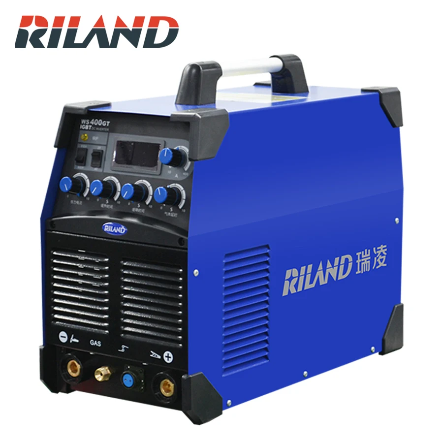 RILAND 380V трехфазный WS 400GT AC DC сварочный инвертор TIG аппарат IGBT аргонодуговая