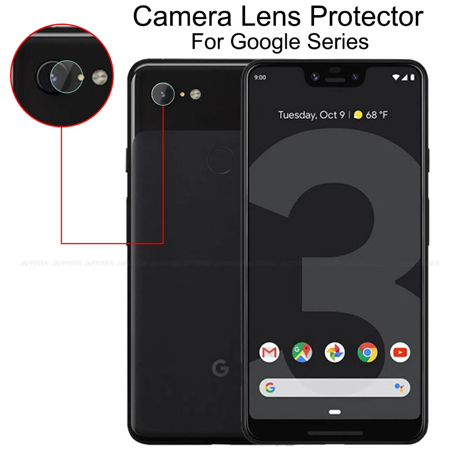 Объектив камеры закаленное стекло для Google Pixel 3 XL 2.5D объектив протектор 2 задняя