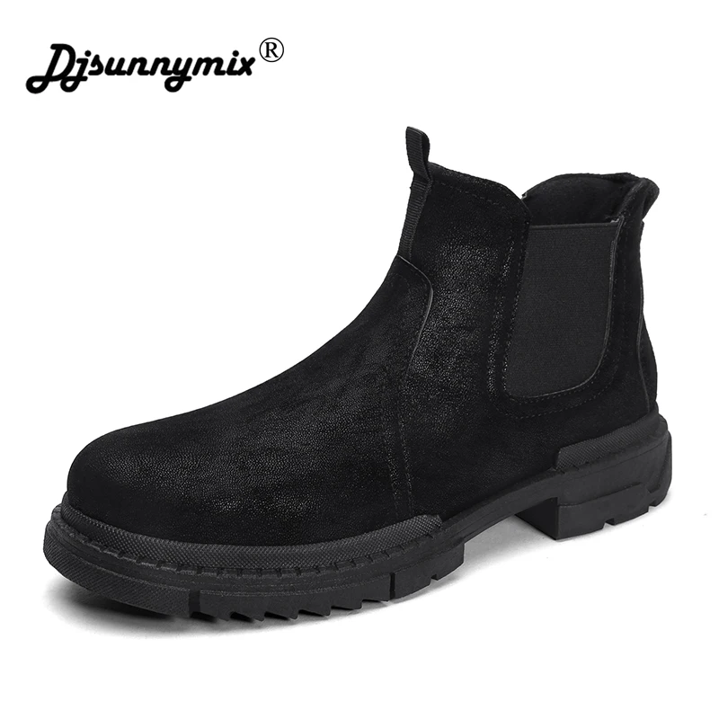 

New Men boots Fashion Men Ankle Boots winter Men Motorcycle Boots male Oxfords Shoes Leather Martin boots men's Casual Shoes