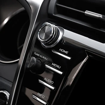 

Black Trim Function Cover Air Conditioning For Toyota Camry 2018 5PC Audio Kit Set Parts Engine Hot High Quality