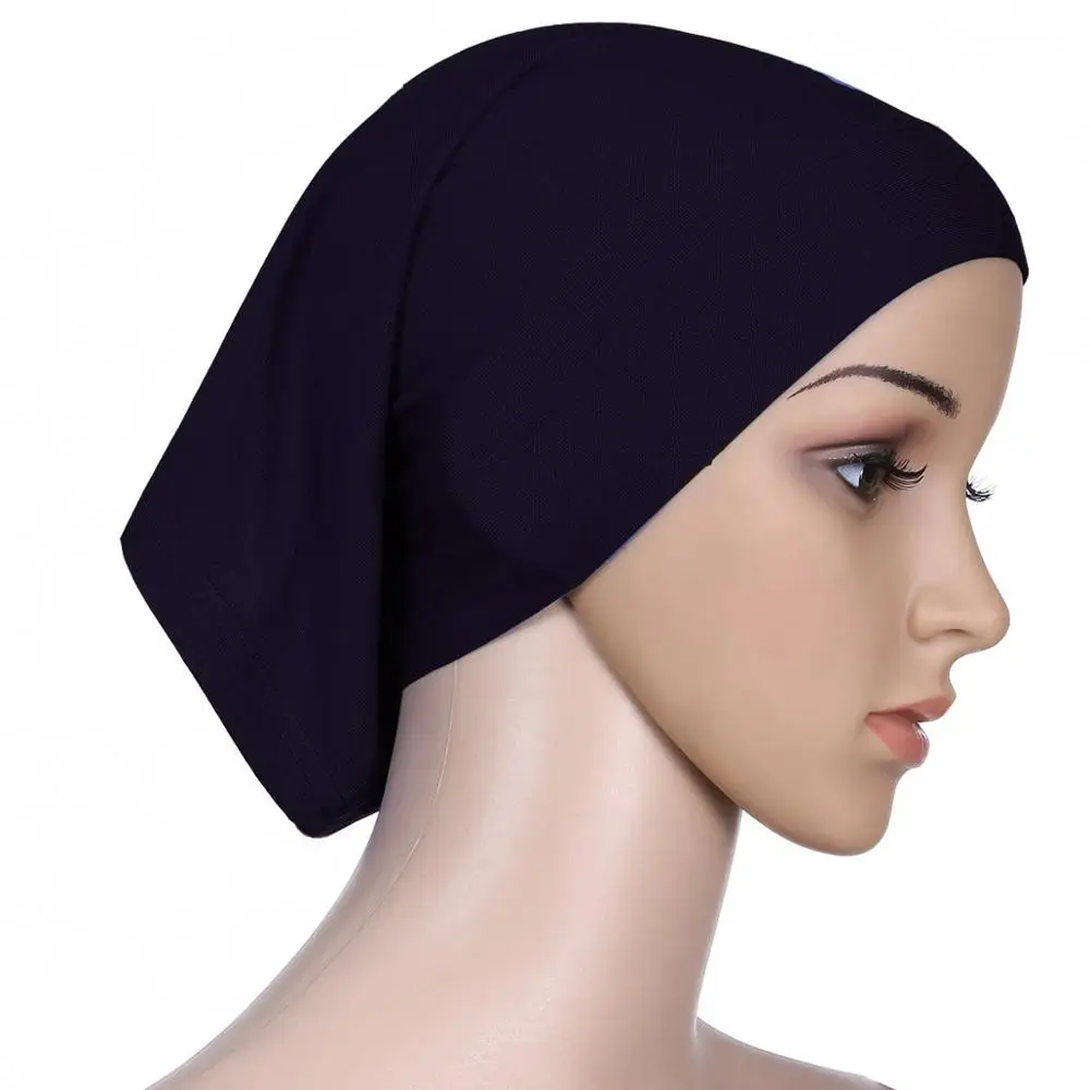 

Multicolor Shawls Swimming Cap Soft Modal Muslim Hijab Full Cover Women's Swimming Suit Islamic Underscarf Bikinis Beachwear Cap
