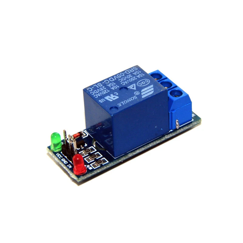 R 5V Active Low 1 Channel Relay Module Board for Arduino PIC AVR MCU DSP ARM Blue SODIAL