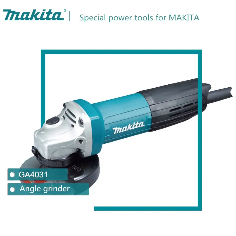 

MAKITA 100mm fine handle grinding machine GA4031 rear switch angle grinder