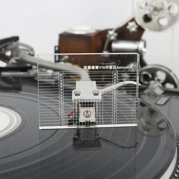 

1 Pcs LP Vinyl Record Player Measuring Phono Tonearm VTA/Cartridge Azimuth Ruler Balance Cartridge Azimuth Ruler Turntable