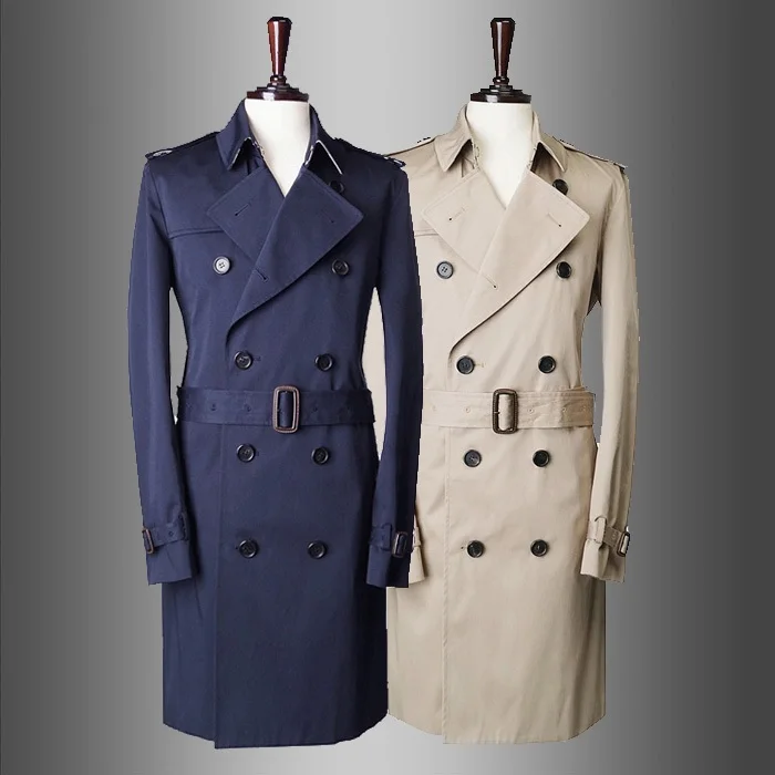 Online Buy Wholesale double breasted trench coat men from