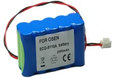 2000mAH New Electrocardiogram machine battery for OSEN ECG-8110 ECG-8110A,ECG-8130A