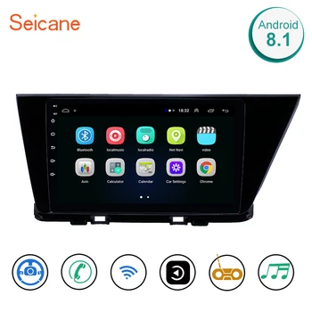 

Seicane Android 8.1 Car Radio GPS Head Unit Player For Kia Niro 2016 2017 2018 2019 support DVR OBD Rearview camera Bluetooth