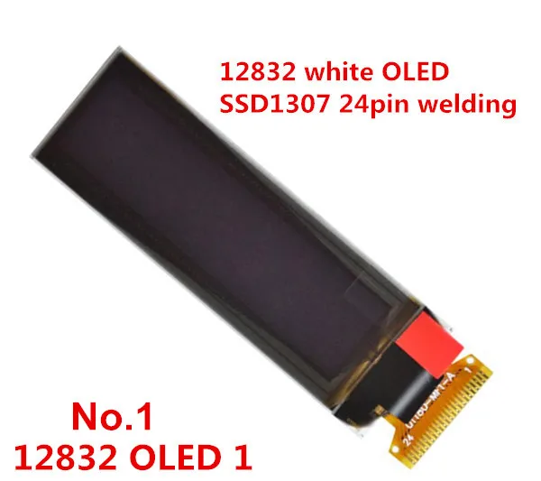 12832 2,08 дюймовый дисплей SSD1307 PM OLED 256x64 SH1122 7pin 4-провод SPI 3-провод SPI I2C белого и синего цветов на выбор, с адаптером PCB