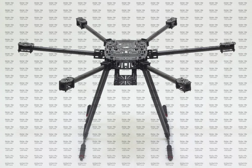 ZD850 Full Carbon Fiber ZD 850 Hexa-Rotor Frame Foldable Arm Hexacopter Frame Kit with Unflodable Landing Gear for FPV