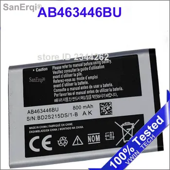 

Battery For Samsung C3300 C3300K X208 B189 B309 F299 AB463446BU 800mAh Batteries