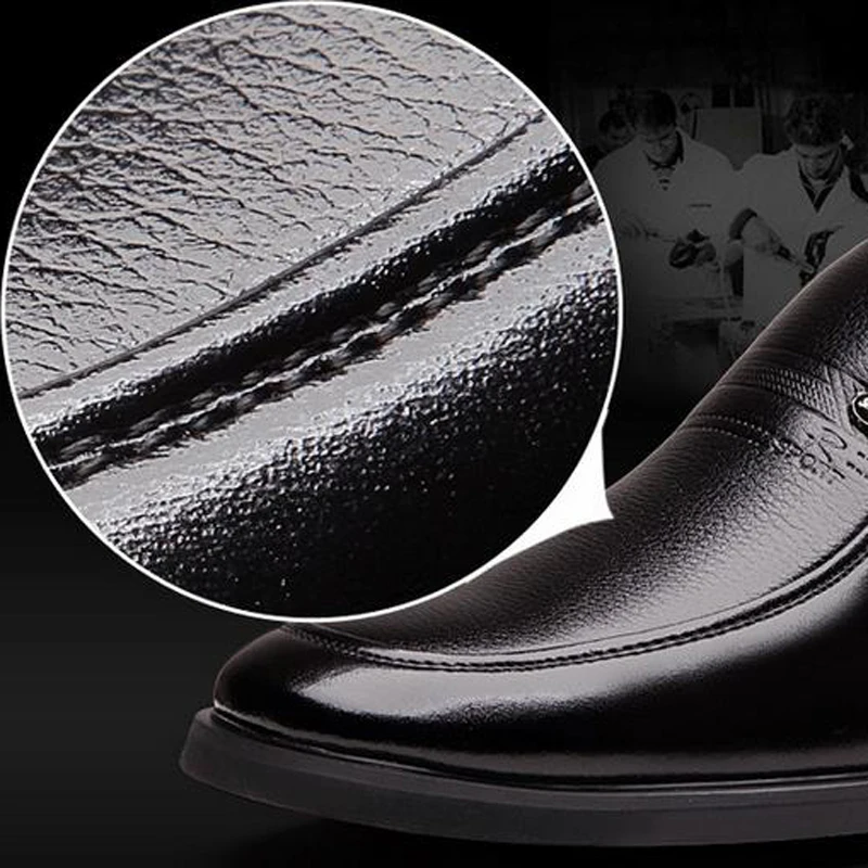 Tangnest 2017 New Men's Dress Shoes Split Leather Oxfords Casual Round Toe Low Heels Shoe Male Slip-On Business Shoes XMP332 Tangnest 2017 New Men's Dress Shoes Split Leather Oxfords Casual Round Toe Low Heels Shoe Male Slip-On Business Shoes XMP332