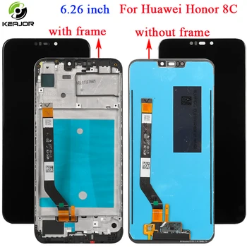

Keajor Display For Huawei Honor 8C LCD Display Touch Screen With Frame Pantalla Glass Panel Digitizer New Accessory For Honor 8C