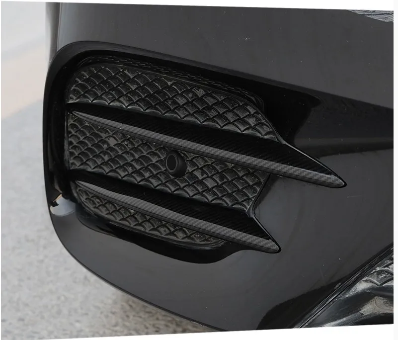 

For Mercedes Benz E Class W213 2016 2017 Car-styling ABS Chrome Front Fog Lamp Cover Trim Accessories Set of 4pcs