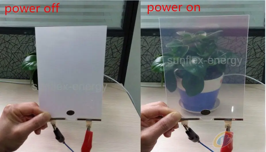 PDLC Smart film EGlass switchable film Glass electrochromic car film