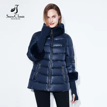 Winter coat jacket women warm font b 2017 b font female Winter Coats Real Rabbit Fur