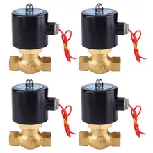 1.5Mpa латунный двусторонний нормально закрытый электромагнитный клапан для воздуха вода пар Электрический магнитный клапан