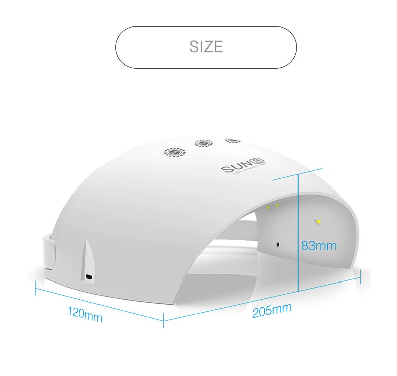 SUN8 30 Вт УФ лампа автоматический датчик лампа для ногтей 15 светодиодов для отверждения всех гелей маникюр Гель-лак для нейл-арта лак 30 S/60 S/90 S кнопка