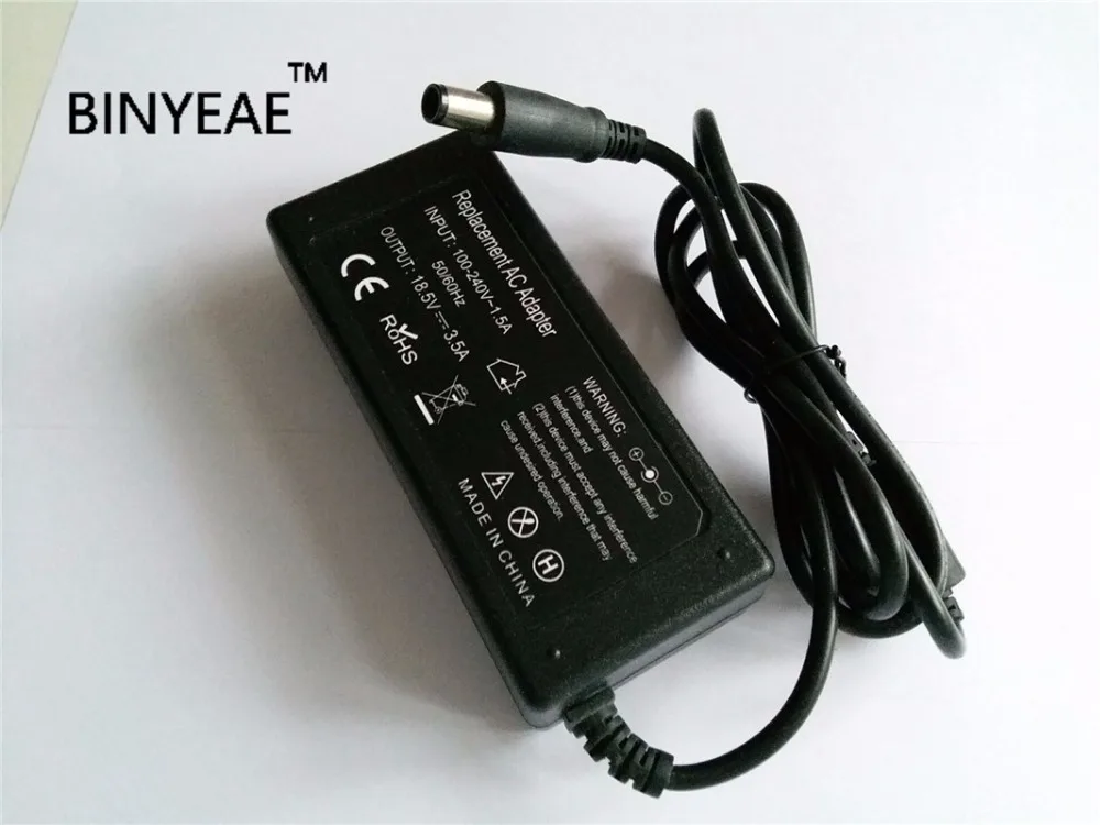 18.5V 3.5A 65W AC Power Adapter Charger for HP EliteBook 8440p 8530pin
