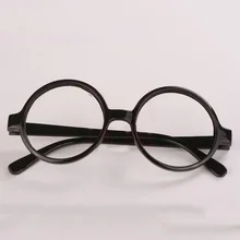 Круглые оправы для очков Harri Potter cosplay, оправы для очков, винтажные оптические женские прозрачные черные очки, мужские очки