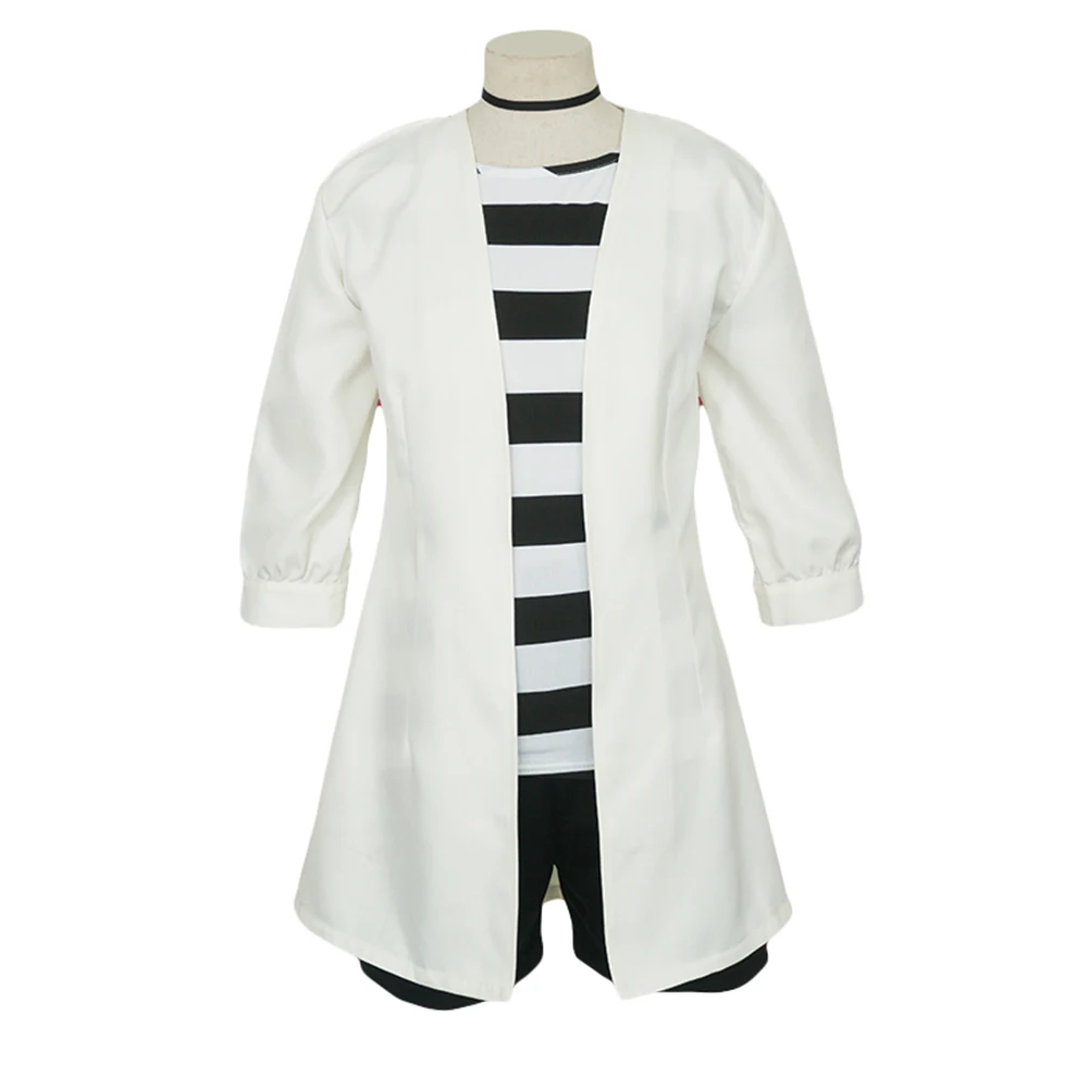 

Brdwn Angels of Death womens Rachel Gardner Ray Cosplay Costume (Coat+T-shirt+shorts+neckbelt)
