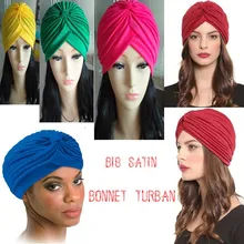 Индийская шапка; шарф Йога стрейч Кепка большой атласный головной убор тюрбан