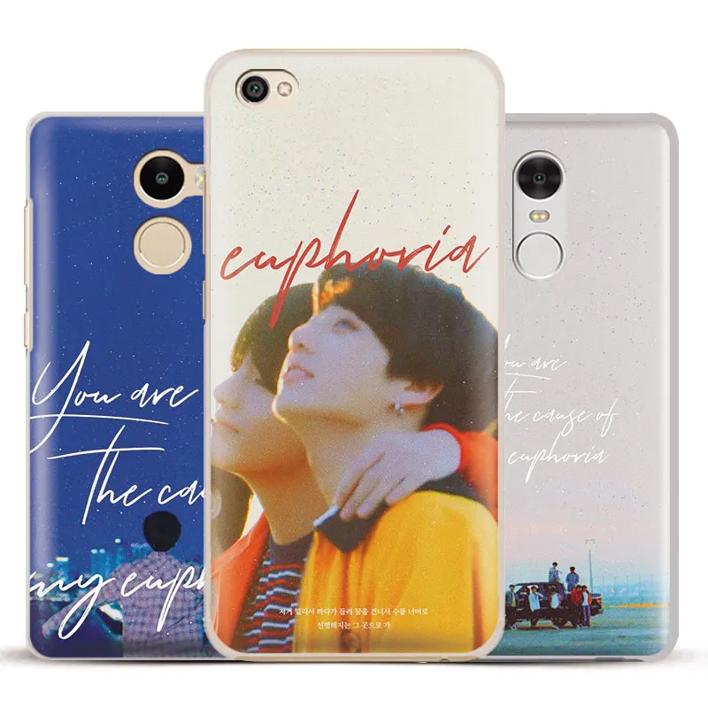 

BTS Love Yourself Her Coque Phone Case Shell Cover For Xiaomi Redmi Note 4 4X 5A 6 6A PRO Mi 8 5 5S PLUS Max A1 Note 2 3