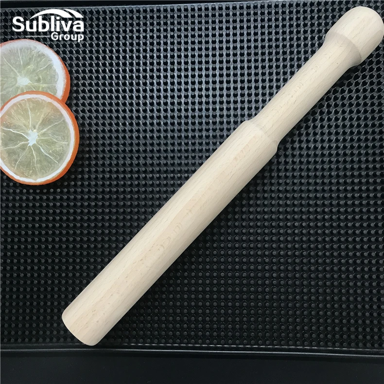 325mm Wooden Bartender Lemon Ramming Muddlers Bar Mojito Cocktail Must